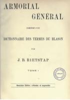 Armorial General Rietstap - Volume 1